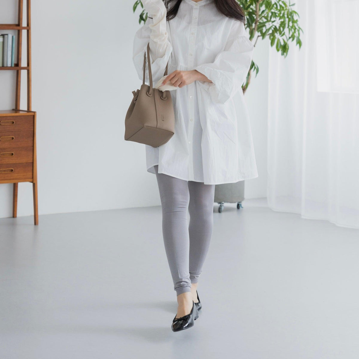 シルクスパッツ（10分丈）｜シルクのブルムン