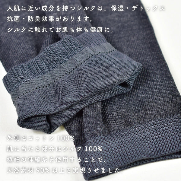 シルクとオーガニックコットンの特徴