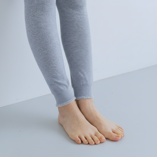 Fluffy Silk Pile Leggings (Silk/Botanical Organic Cotton)