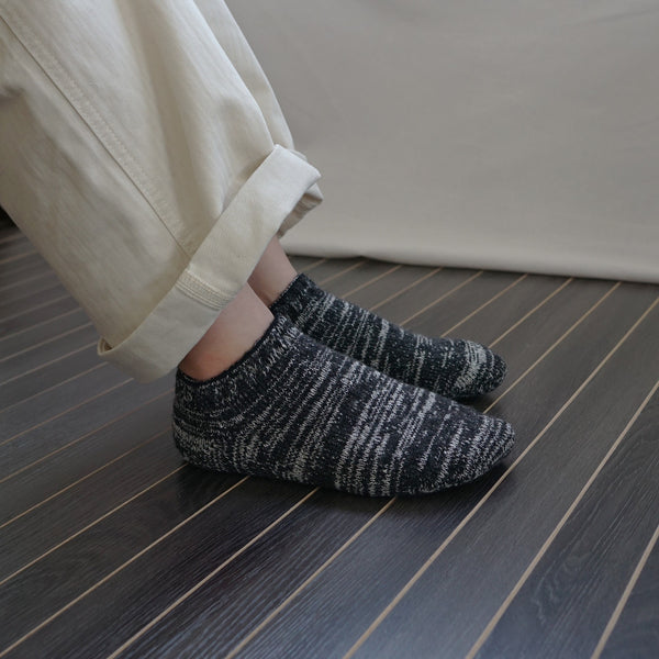 Room Shoes with Brushed Pile Interior