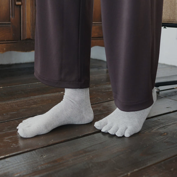 Thermal Balance Restoration 5-Toe Socks (Silk/Organic Cotton)