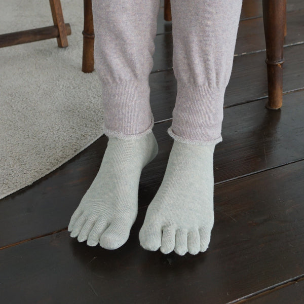 Thermal Balance Restoration 5-Toe Socks (Silk/Organic Cotton)